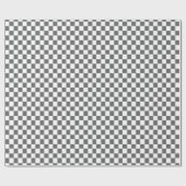 Grijs en wit cadeaupapier (Vlak)