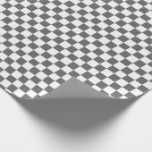 Grijs en wit cadeaupapier (Hoek)