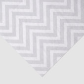 Grijs en wit chevron tissuepapier (Detail)
