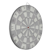 Grijs en wit dartbord (Voorkant Links)