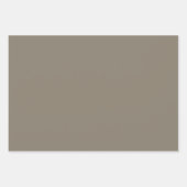 Grijs en wit dikke Chevron-huwelijksverjaardag V3 Inpakpapier Vel (Voorkant 3)