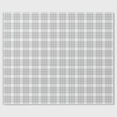 Grijs en wit geplakt omlooppapier cadeaupapier (Vlak)
