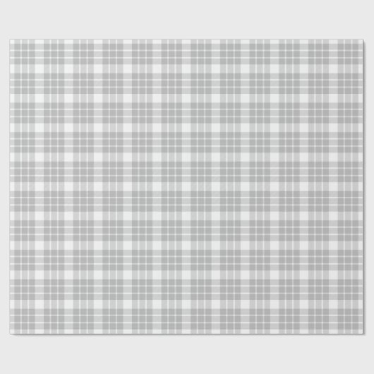 Grijs en wit geplakt omlooppapier cadeaupapier (Vlak)