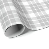 Grijs en wit geplakt omlooppapier cadeaupapier (Rol Hoek)