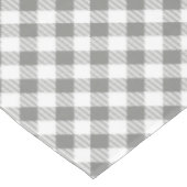 Grijs en wit geplakt ontwerp tafelkleed (Gekanteld)