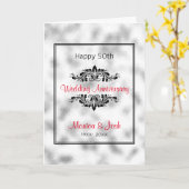 Grijs en wit grondglas kaart (Gele Bloem)