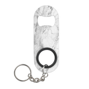 Grijs en wit marmer mini flessenopener