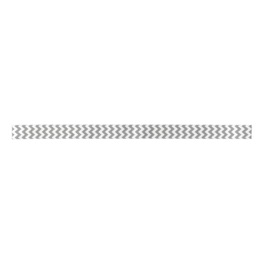 Grijs en wit moderne Chevron Lint (Voorkant)