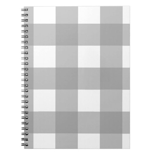 Grijs en Wit Notitieboek (Voorkant)