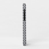 Grijs en Wit Patroon Case-Mate iPhone Case (Achterkant/links)