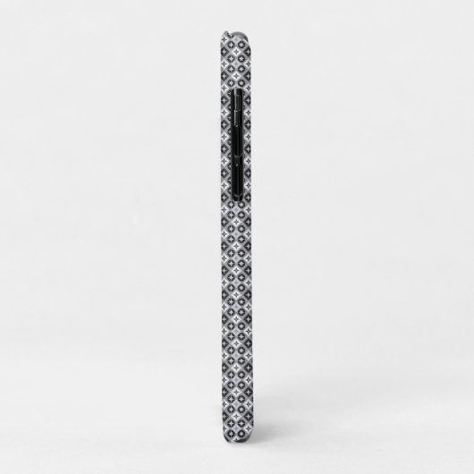 Grijs en Wit Patroon Case-Mate iPhone Case (Achterkant/links)