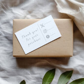 Grijs en wit sociale links Kaarten invoegen