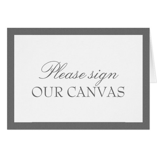 Grijs en wit | Weddenschap (Voorkant Horizontaal)