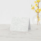 Grijs en witte marmering kaart (Gele Bloem)