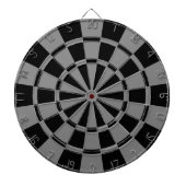 Grijs en zwart dartbord (Voorkant)