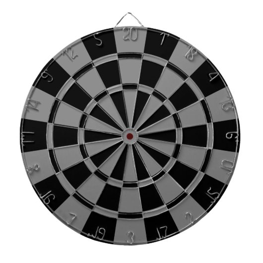 Grijs en zwart dartbord (Voorkant)