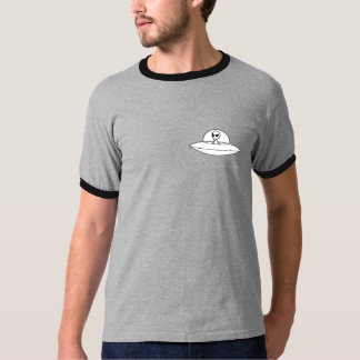 Grijs en zwart design T-shirt