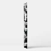 Grijs en zwart kruis Case-Mate iPhone case (Achterkant / Rechts)