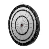 Grijs en Zwart Reglement Dart Board Dartbord (Voorkant Rechts)