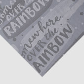 GRIJS ERGENS BOVEN DE REGENBOOG TISSUEPAPIER (Detail)