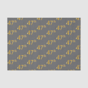 Grijs, Faux Gold 47e (47e) evenement Tissuepapier