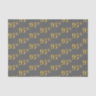 Grijs, Faux Gold 95e (negentigste) Evenement Tissuepapier