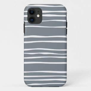 Grijs Funky Striped iPhone 5/5S Hoesje