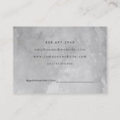 Grijs geborsteld Elegant Gold Label Appointment (Achterkant)