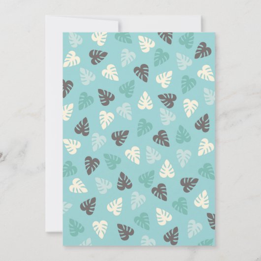 Grijs, Geel, Oerwoud Leeuw Baby shower Uitnodiging (Achterkant)