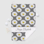 grijs geel wit dagboek golfhanddoek (Insitu)