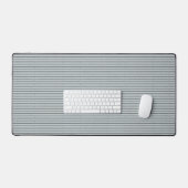 Grijs gegolfd faux metal bureaumat (Keyboard & Muis)