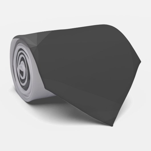 Grijs geometrisch mesh ombre patroon stropdas (Opgerold)