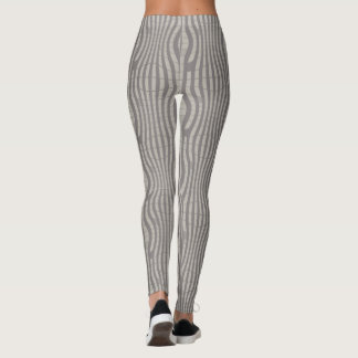 grijs geometrisch patroon leggings
