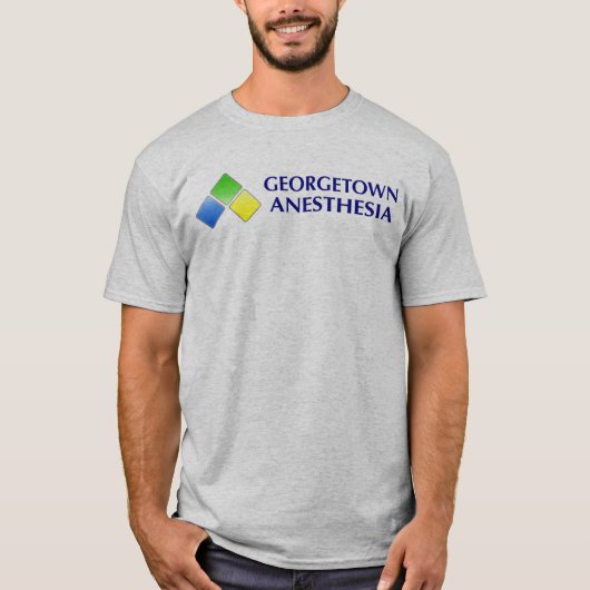Grijs - Georgetown Anesthesie T-shirt (Voorkant)