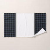 Grijs geruit bad handdoek (Handdoek)