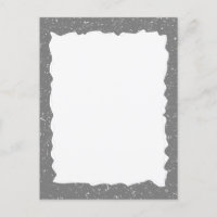  grijs gescheurd papier aangepaste rand Sjabloon