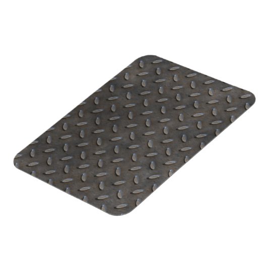 Grijs getextureerd industrieel metaal magneet (Linkerzijde)