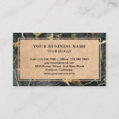 Grijs Goud Graniet Splashback Keuken Aanrecht Visitekaartje (Achterkant)