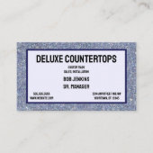 Grijs Graniet Achtergrond Lijst Countertops Ontwer Visitekaartje (Voorkant)