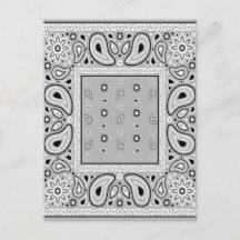 Grijs Grijs Bandana Paisley Country Hip Hop Cowboy