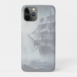 Grijs, Grijs Mist Piraat Schip 2 iPhone 11 Pro Hoesje