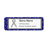 Grijs / Grijze standaard lint door Kenneth Yoncich Etiket (Voorkant)