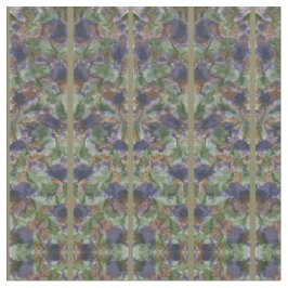 Grijs - Groen - Blauwe Kunst Deco art Stof