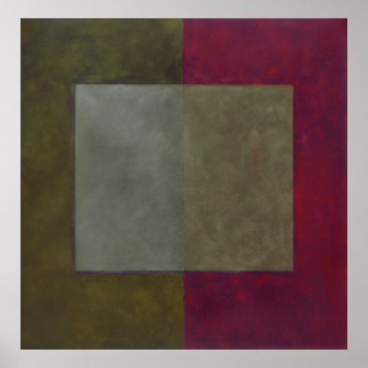 grijs, groen rood poster (Voorkant)