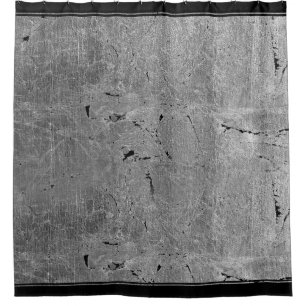 Grijs  Grungy Concrete Textuur Douchegordijn