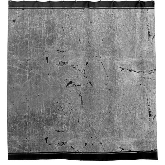 Grijs Grungy Concrete Textuur Douchegordijn (Voorkant)