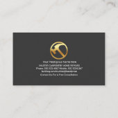 grijs hout — Carpentry Handyman Visitekaartje (Achterkant)