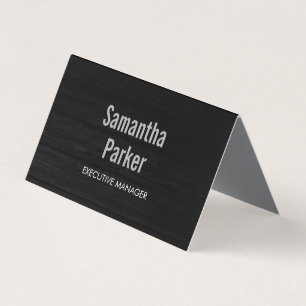 Grijs Hout Hedendaags Minimalistisch Modern Visitekaartjes