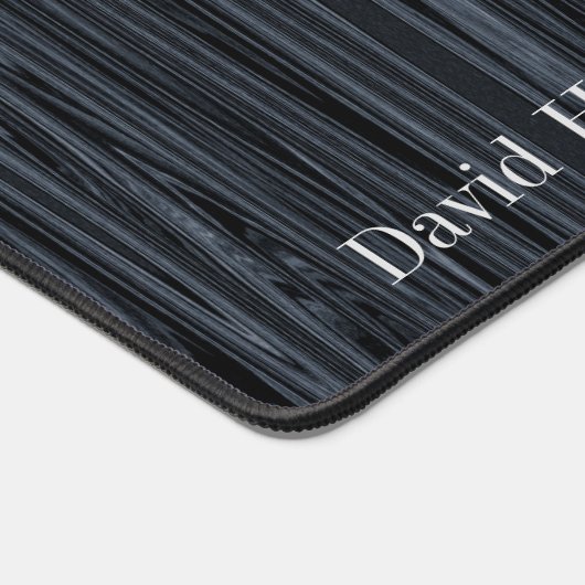 Grijs hout zoals textuur naam bureau matten pads (Hoek)