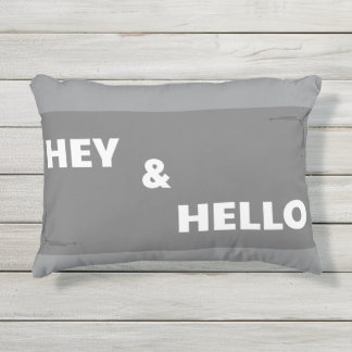 Grijs kussen voor mijn winkel